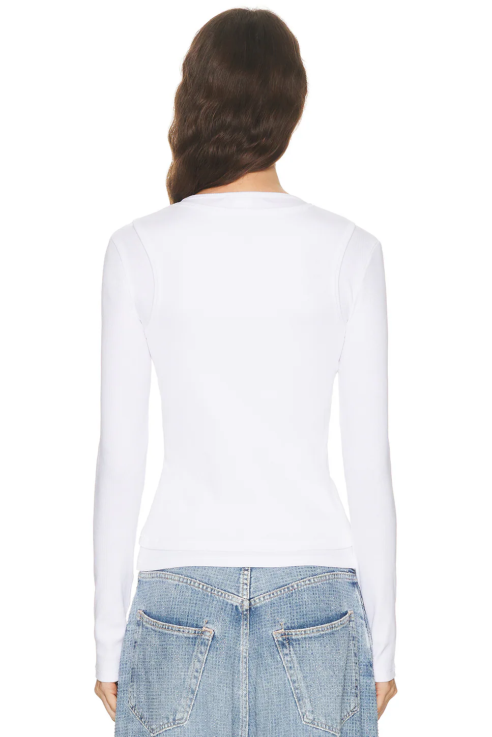 Elga Tinsel Shirt Optic White