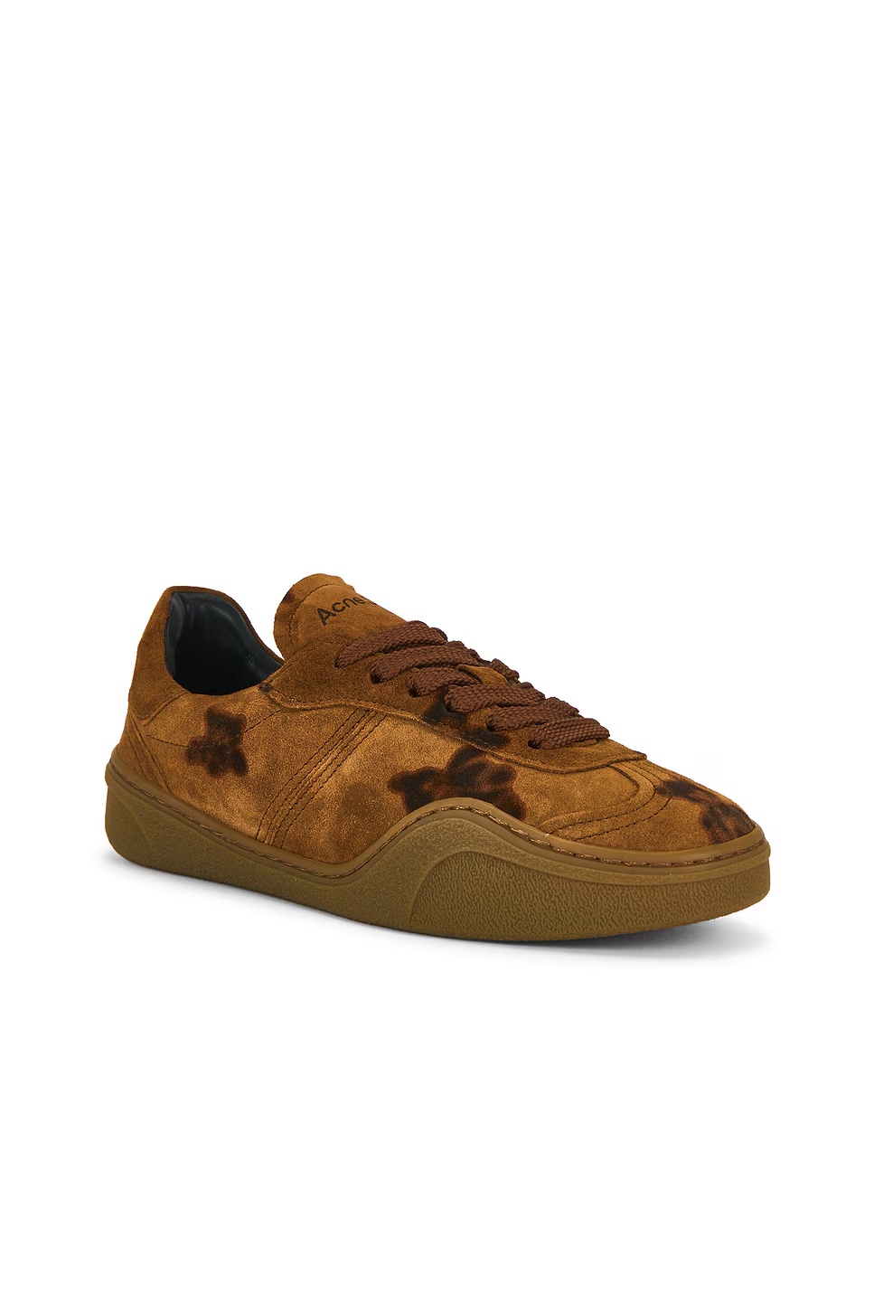 Bars Bear Print Sneaker Rust Brown