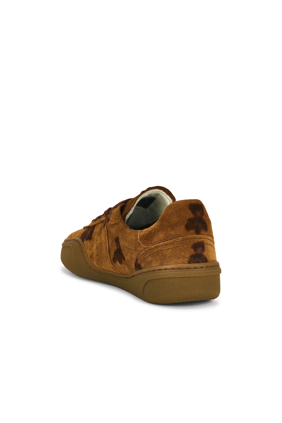 Bars Bear Print Sneaker Rust Brown