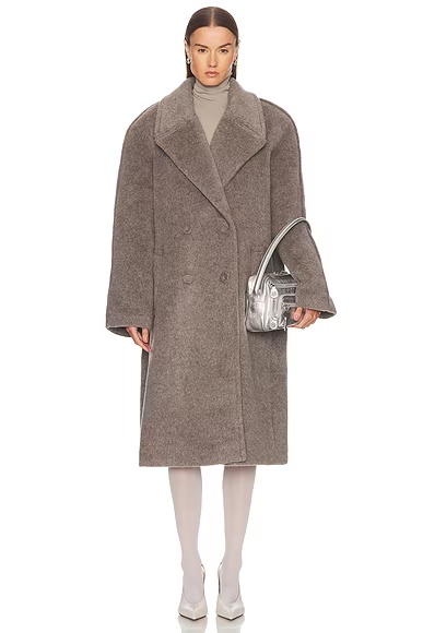 Otaga Coat Warm Grey Melange