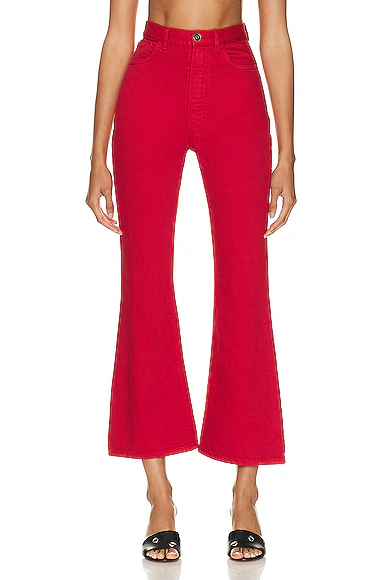 Bootcut Jeans Rouge Alaia
