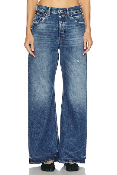 2021F Vintage Wide Leg Mid Blue