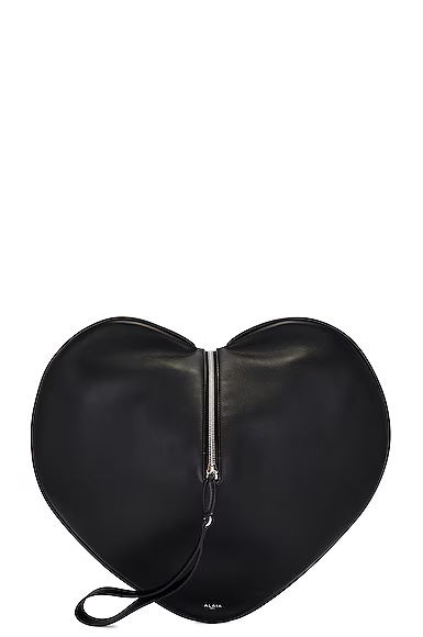 Le Coeur Soft Heart Clutch Noir