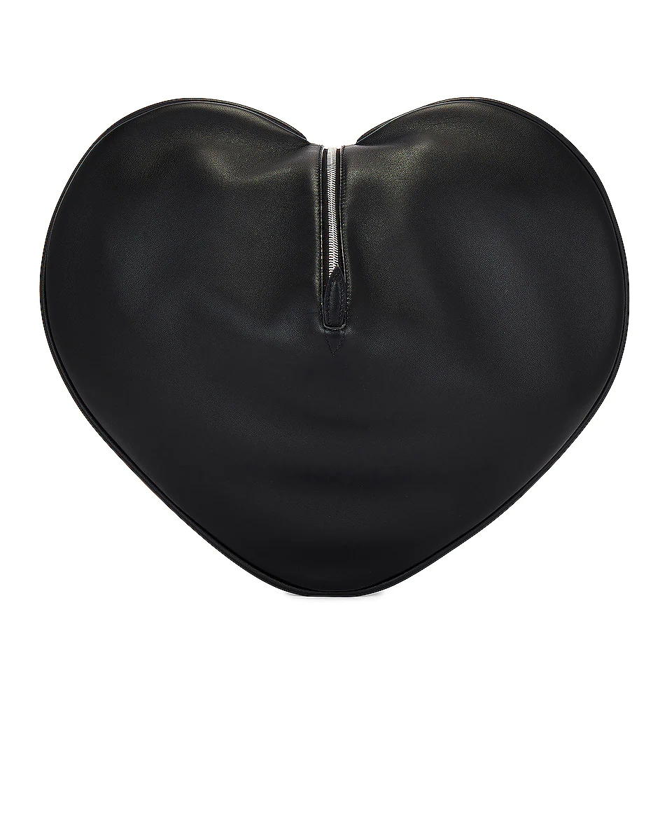 Le Coeur Soft Heart Clutch Noir