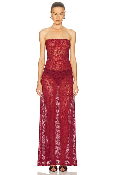 Anise Dress Burgundy