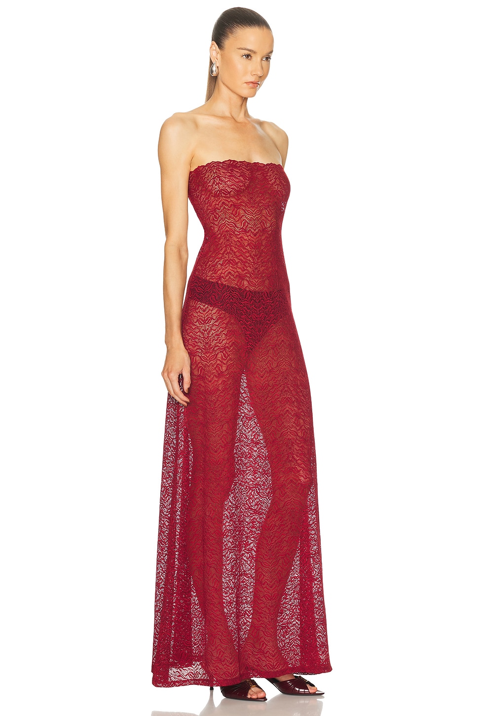 Anise Dress Burgundy