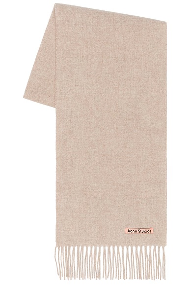 Solid Scarf Oatmeal Melange