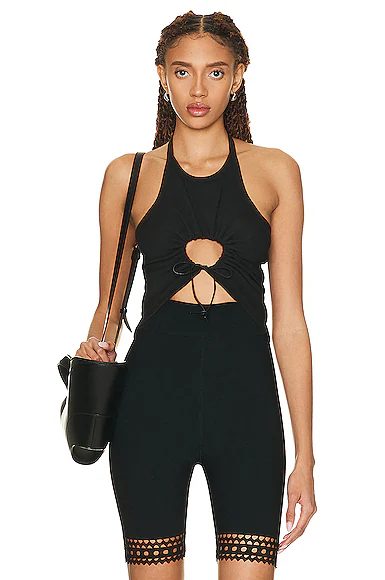 Gathered Tank Noir ALAIA