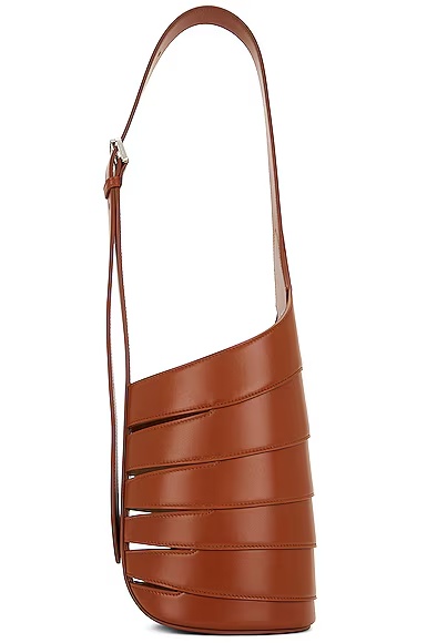 Small Babel Fringe Hobo Bag Cognac