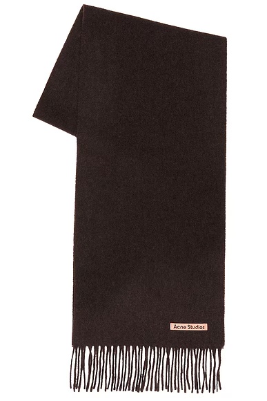 Canada Skinny Scarf Brown Melange