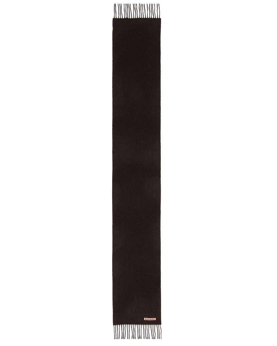 Canada Skinny Scarf Brown Melange