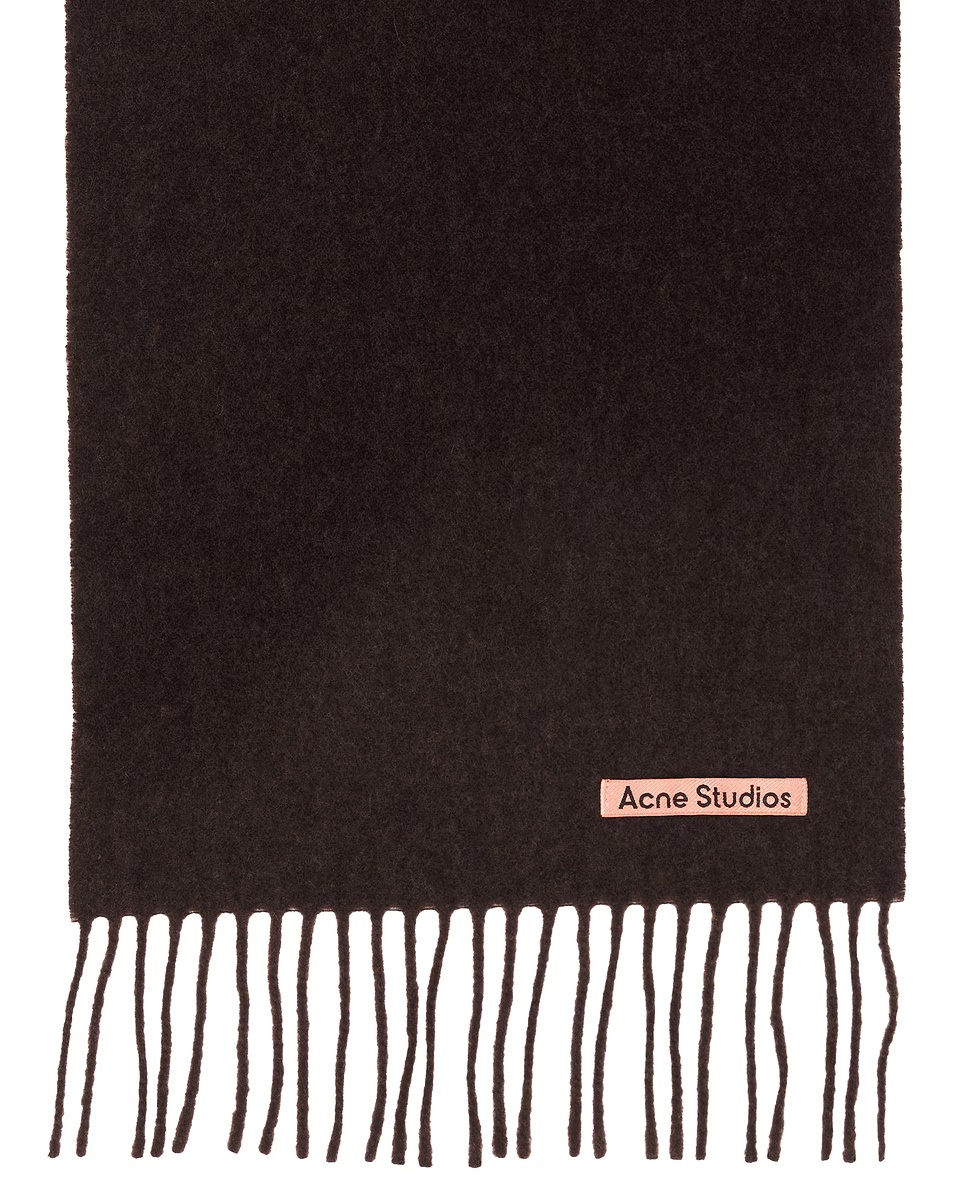 Canada Skinny Scarf Brown Melange