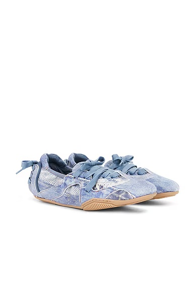 Bilaria Ballerina Flat Light Blue
