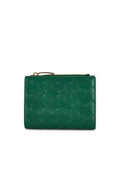 Small Bi-Fold Wallet Jungle & Gold