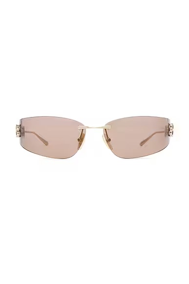 Gossip Sunglasses Gold & Brown