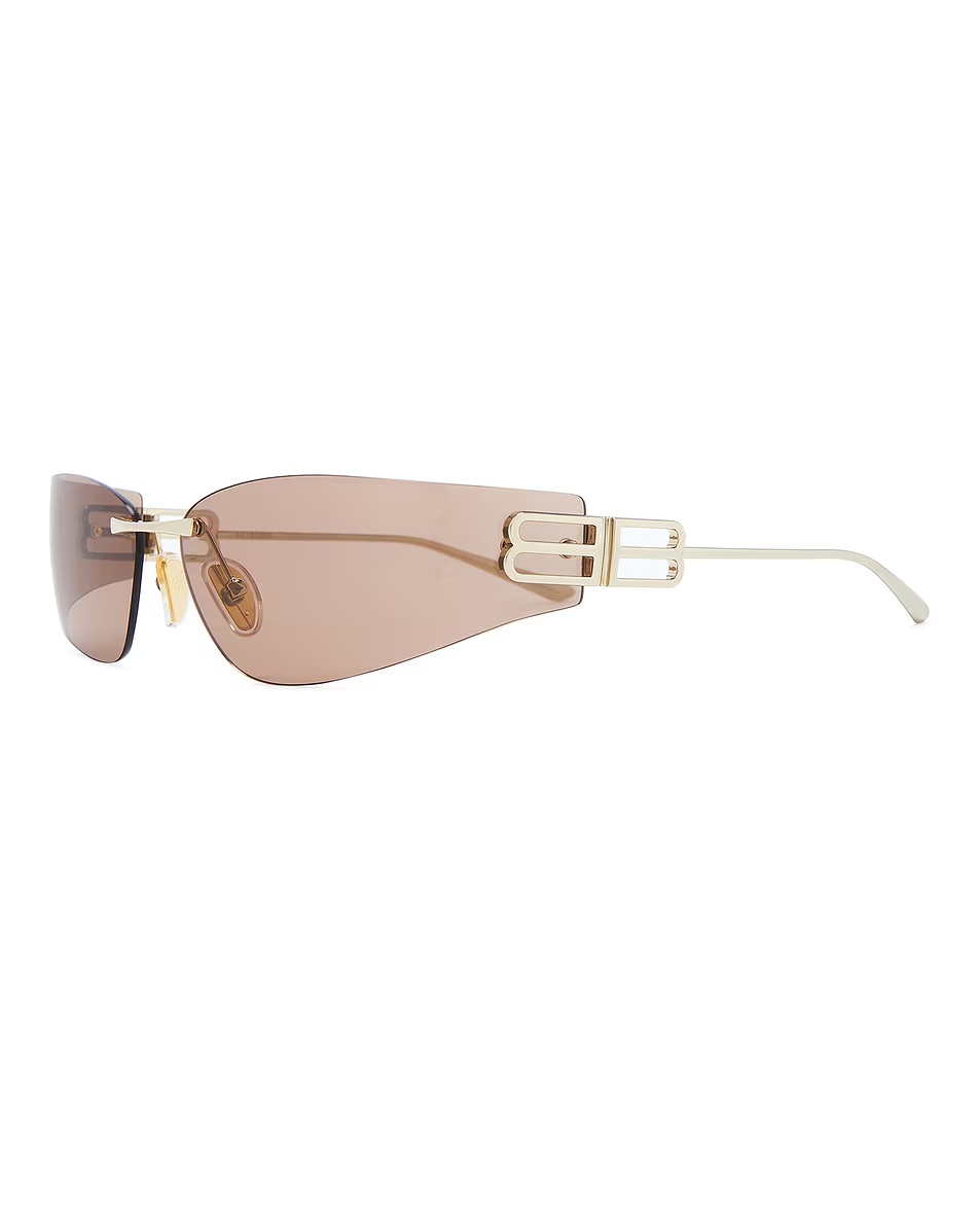 Gossip Sunglasses Gold & Brown