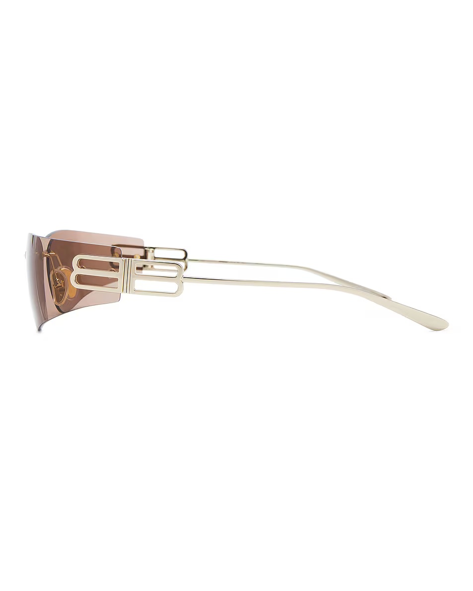 Gossip Sunglasses Gold & Brown