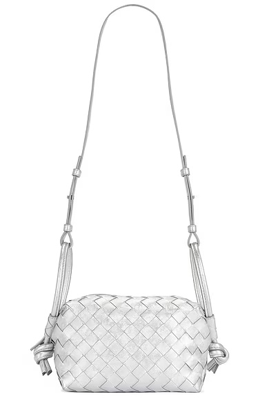 Loop Top Handle Bag Silver