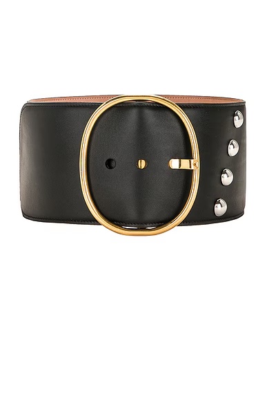 Ovale Belt Noir