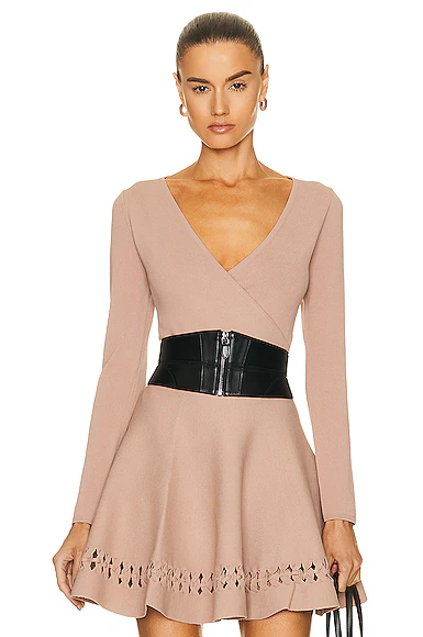Wrap Angie Bodysuit Nude