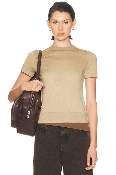 Kreien Silky Wool Top Sand Beige