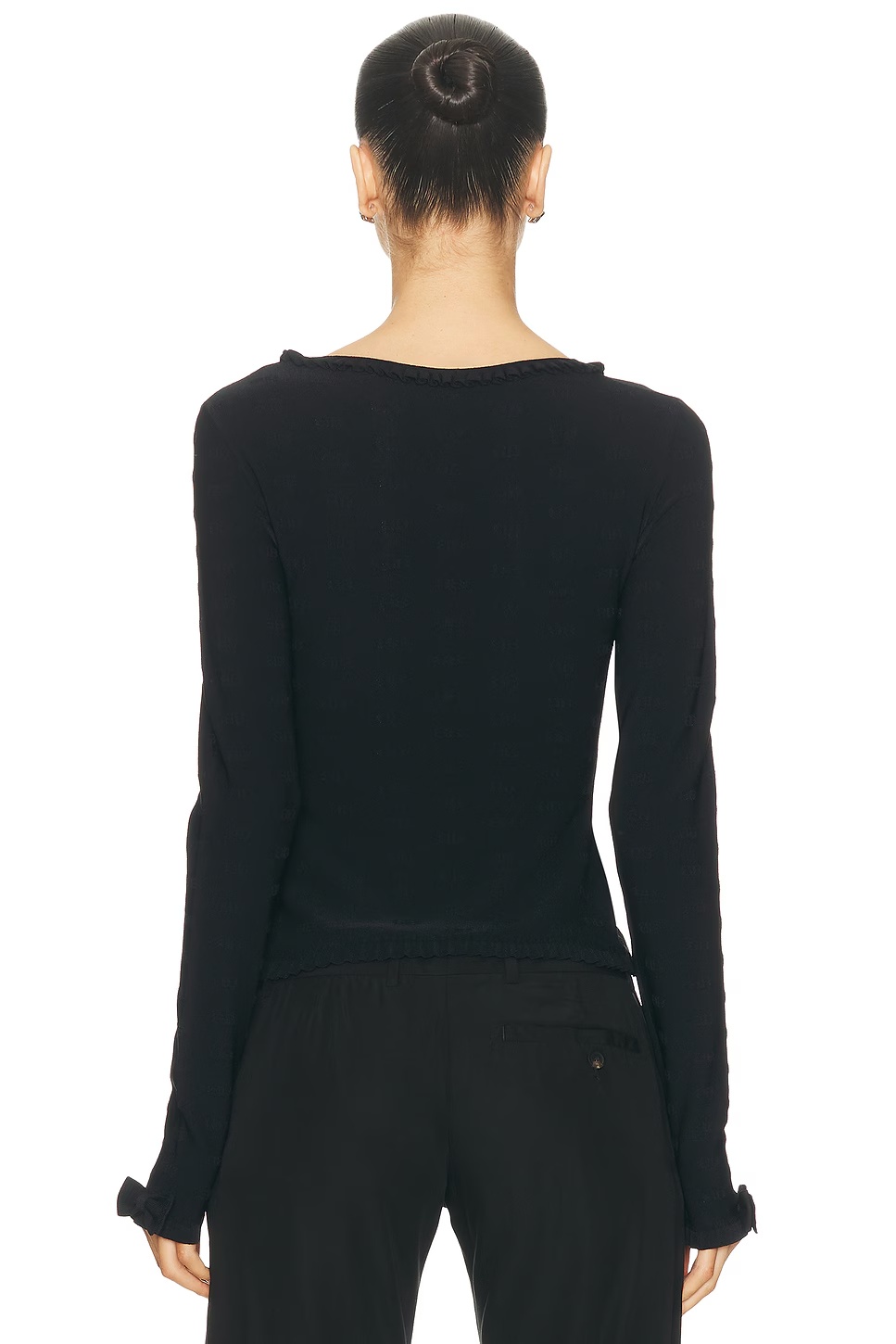 Long Sleeve Top Black